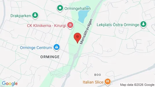 Apartments for rent i Nacka - kort over placeringen