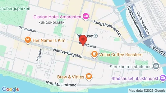 Apartments for rent i Kungsholmen - kort over placeringen