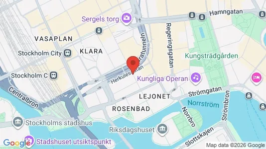 Apartments for rent i Stockholm City - kort over placeringen