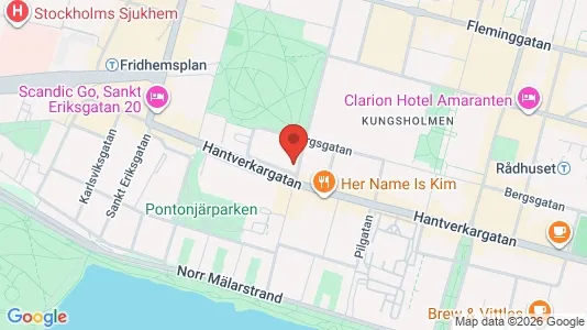 Apartments for rent i Kungsholmen - kort over placeringen