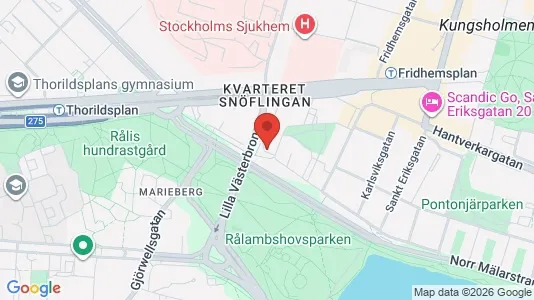 Apartments for rent i Kungsholmen - kort over placeringen