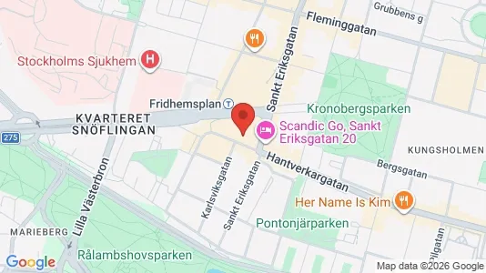 Apartments for rent i Kungsholmen - kort over placeringen