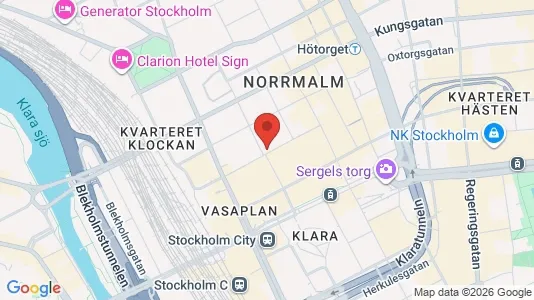 Apartments for rent i Stockholm City - kort over placeringen