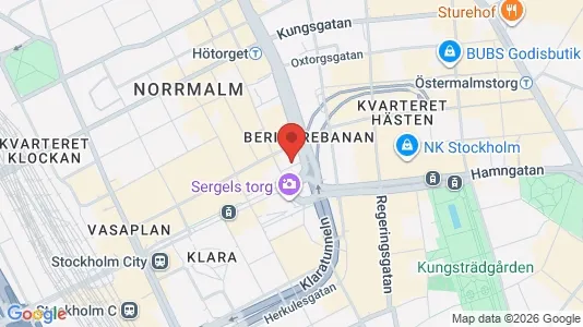 Apartments for rent i Stockholm City - kort over placeringen
