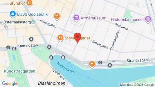 Apartments for rent i Östermalm - kort over placeringen