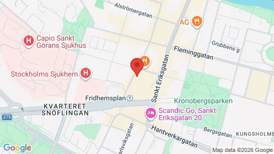Apartments for rent i Kungsholmen - kort over placeringen