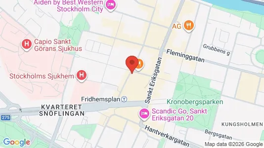 Apartments for rent i Kungsholmen - kort over placeringen