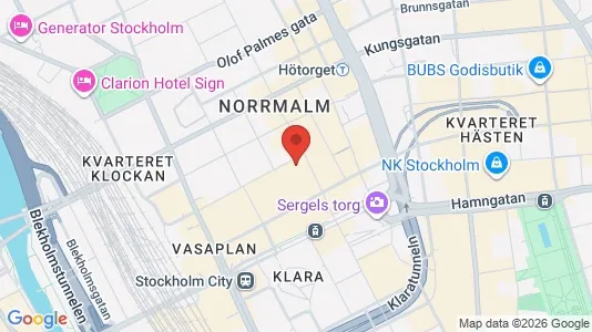 Apartments for rent i Stockholm City - kort over placeringen