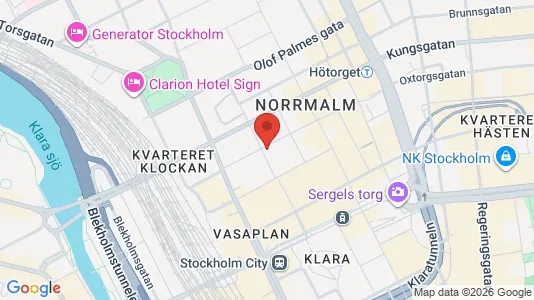 Apartments for rent i Stockholm City - kort over placeringen