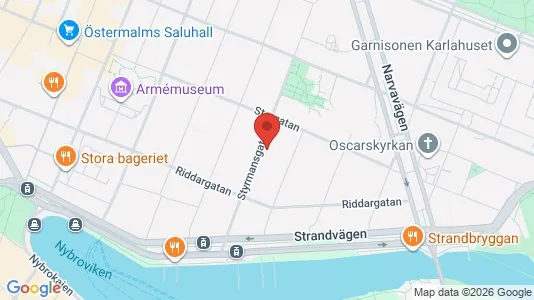 Apartments for rent i Östermalm - kort over placeringen