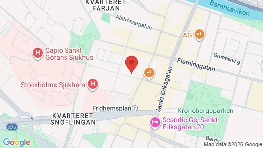 Apartments for rent i Kungsholmen - kort over placeringen
