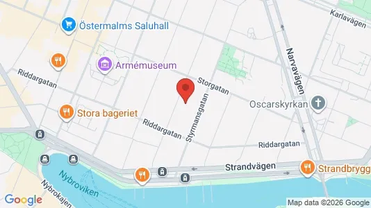Apartments for rent i Östermalm - kort over placeringen