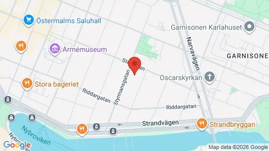 Apartments for rent i Östermalm - kort over placeringen
