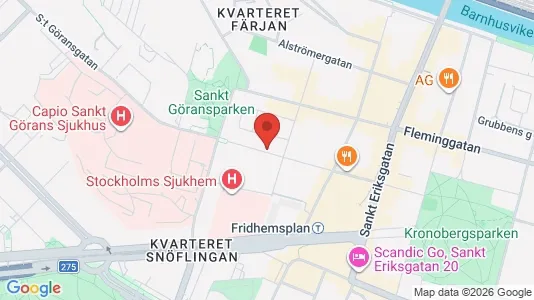 Apartments for rent i Kungsholmen - kort over placeringen