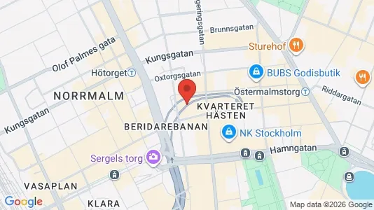 Apartments for rent i Stockholm City - kort over placeringen