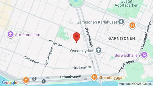 Apartments for rent i Östermalm - kort over placeringen
