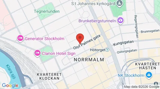 Apartments for rent i Stockholm City - kort over placeringen