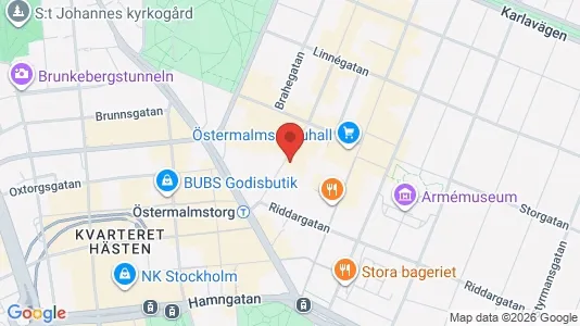 Apartments for rent i Östermalm - kort over placeringen