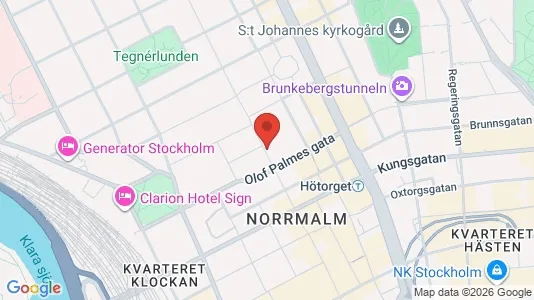 Apartments for rent i Stockholm City - kort over placeringen