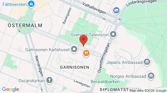 Apartments for rent i Östermalm - kort over placeringen