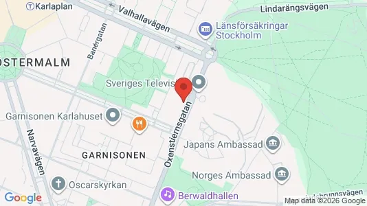 Apartments for rent i Gärdet/Djurgården - kort over placeringen