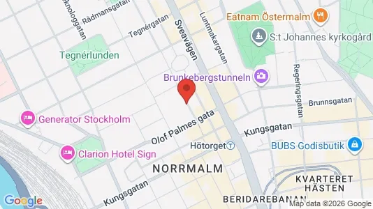Apartments for rent i Södermalm - kort over placeringen