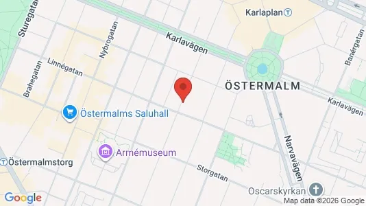 Apartments for rent i Östermalm - kort over placeringen