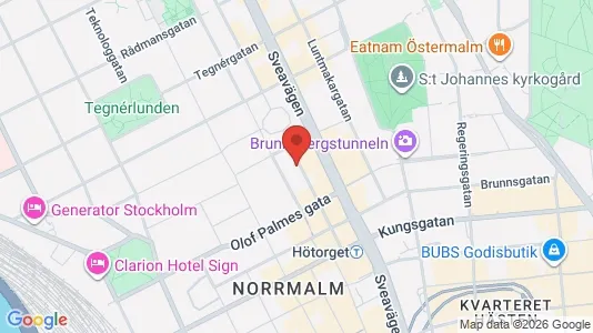 Apartments for rent i Stockholm City - kort over placeringen