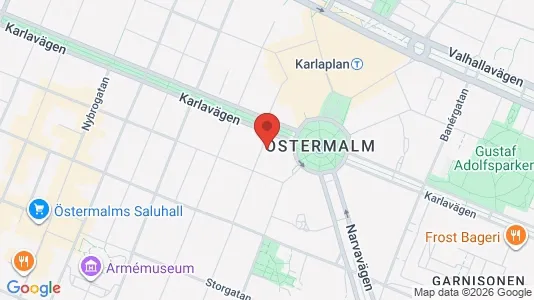 Apartments for rent i Östermalm - kort over placeringen