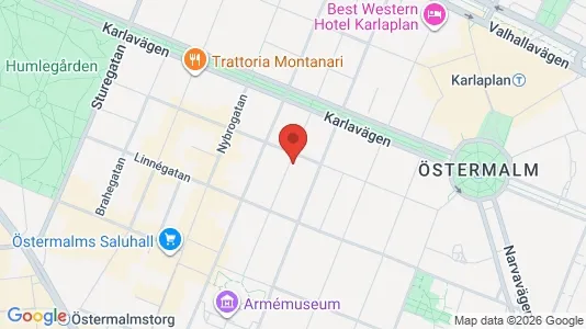 Apartments for rent i Östermalm - kort over placeringen