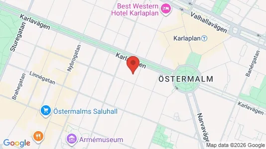 Apartments for rent i Östermalm - kort over placeringen