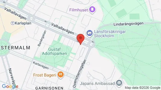 Apartments for rent i Östermalm - kort over placeringen