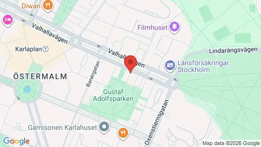 Apartments for rent i Gärdet/Djurgården - kort over placeringen