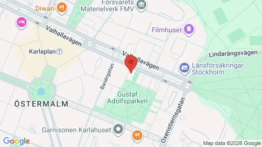 Apartments for rent i Gärdet/Djurgården - kort over placeringen