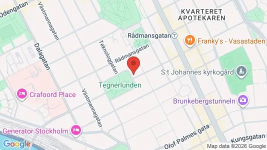 Apartments for rent i Vasastan - kort over placeringen
