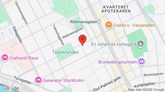 Apartments for rent i Stockholm City - kort over placeringen