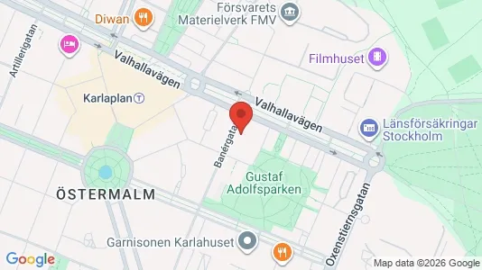 Apartments for rent i Östermalm - kort over placeringen
