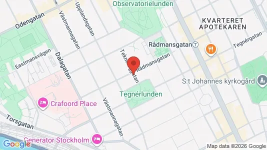 Apartments for rent i Vasastan - kort over placeringen