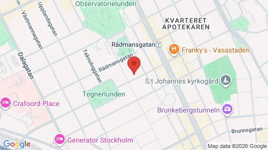 Apartments for rent i Vasastan - kort over placeringen