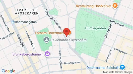 Apartments for rent i Östermalm - kort over placeringen