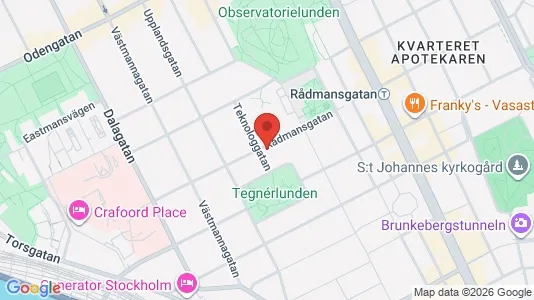 Apartments for rent i Vasastan - kort over placeringen