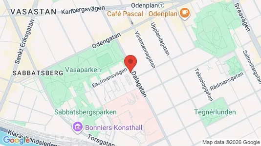 Apartments for rent i Vasastan - kort over placeringen
