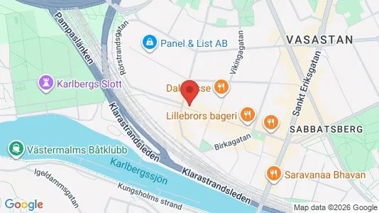 Apartments for rent i Vasastan - kort over placeringen