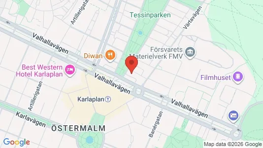 Apartments for rent i Gärdet/Djurgården - kort over placeringen