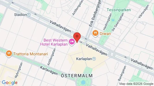 Apartments for rent i Östermalm - kort over placeringen