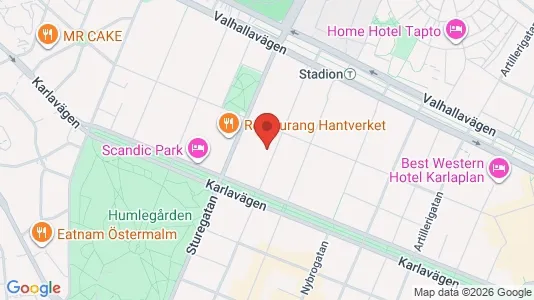Apartments for rent i Östermalm - kort over placeringen