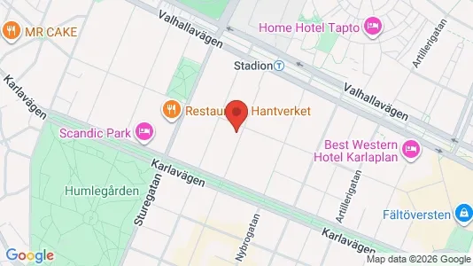 Apartments for rent i Östermalm - kort over placeringen