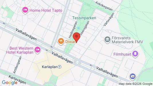 Apartments for rent i Gärdet/Djurgården - kort over placeringen