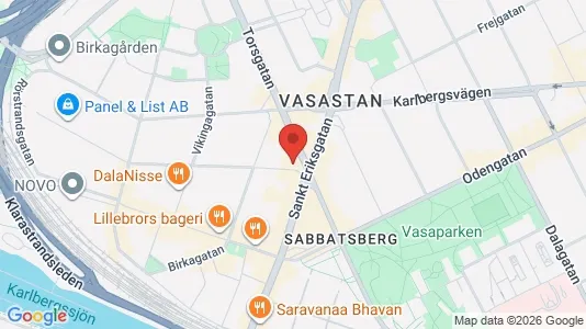 Apartments for rent i Vasastan - kort over placeringen