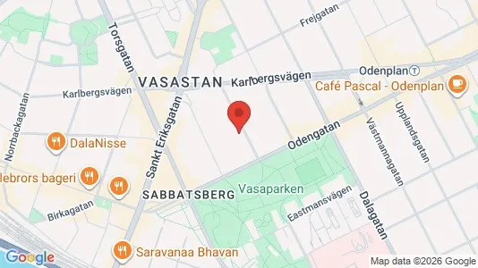Apartments for rent i Vasastan - kort over placeringen